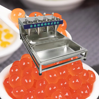 Machine à faire des boules de boba éclatantes pour jus de fruits / Petite machine à faire des boules de gelée pour bubble tea / Machine à mouler des boba éclatantes