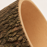Cama para Gatos con Forma de Tronco de Árbol de Roble Natural, Pequeña y Acogedora, con Exterior de Corteza Rugosa, Mueble Ecológico para Gatos de Interior
