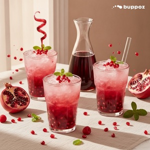 Jarabe de Fruta de Granada en Botella de 5 kg, Halal, HACCP, Vegetariano, para Té de Burbujas, Té con Leche, Suministro para Fábricas, OEM - Product Image 5