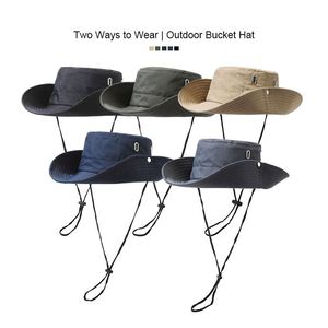 Customized Embroidery Design Men's Wide Edge Fisherman Hat Team Travel Summer <b>Sunscreen</b> Outdoor Activity Fisherman's Bucket Hat - Product Image 3