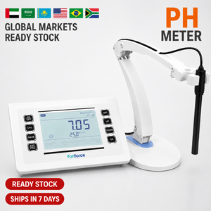 Yonforcce <span class=keywords><strong>pH</strong></span>-mètre de bureau multi-paramètres, précision 0,01, écran LCD, test de qualité de l'<span class=keywords><strong>eau</strong></span> en laboratoire, conductivité - Product Image 1