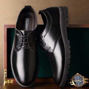 2019 nuove scarpe in pelle da <span class=keywords><strong>uomo</strong></span> abbigliamento formale Casual da <span class=keywords><strong>uomo</strong></span> scarpe da <span class=keywords><strong>uomo</strong></span> con lacci bassi a testa tonda scarpe da padre da <span class=keywords><strong>uomo</strong></span> - Product Image 5