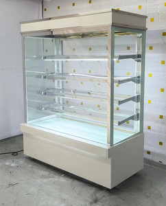 220V dọc cupcake bánh <span class=keywords><strong>Showcase</strong></span> nhiệt độ duy nhất Thiết bị làm lạnh Led tủ đông tủ lạnh cho bánh hiển thị làm mát - Product Image 2