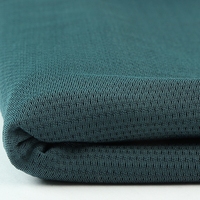 Tissus de maille de doublure de sport de polyester personnalisé vert foncé de Chine par mètre