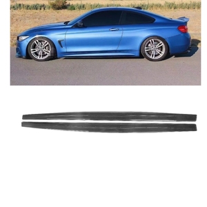 Minigonne laterali in vera fibra di carbonio per <span class=keywords><strong>BMW</strong></span> serie <span class=keywords><strong>4</strong></span> F32 F33 F36 sportive 2014-2019 MP stile auto in fibra di carbonio F32 F33 F36 gonna laterale - Product Image 1