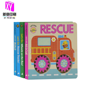 Stampa di <span class=keywords><strong>Libri</strong></span> Cartonati per Bambini su Richiesta, <span class=keywords><strong>Libri</strong></span> Interattivi con Ruote per Bambini dalla Fabbrica Cinese - Product Image 5