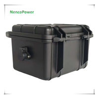 بطارية NencoPower 12.8 فولت 60 أمبير ساعة قابلة لإعادة الشحن من نوع LiFePO4 للاستخدام في المركبات الترفيهية، الطاقة الشمسية البحرية، الألواح الشمسية، والتخييم.