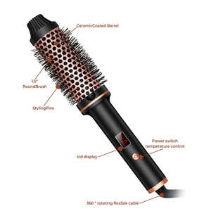 Sické de brûler vos cheveux avec les fers à friser ? Ce fer à friser rond qui boucle les cheveux en 10 secondes offre des <span class=keywords><strong>boucles</strong></span> rebondissantes. - Product Image 5