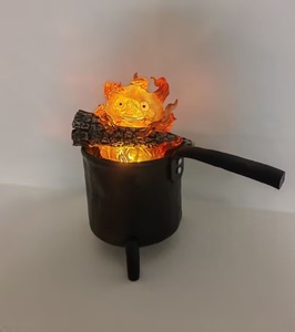 Howl's Moving Castle Calcifer Flame Light Anime japonés PVC figura muñeca de juguete de 20CM - Product Image 6