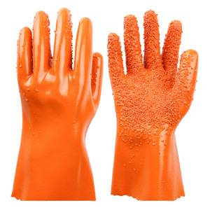 Guantes de Seguridad de Goma Hengyuan 868L, Completamente de Goma, Antideslizantes, para Manipulación de Alimentos, Uso en Almacenes y Fábricas, 27 cm - Product Image 1