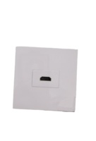 Placa de pared multimedia tipo 86, blanca, ABS, sistema de cableado de red Cat3/Cat5e/Cat6/Cat6A, alta densidad, carga USB
