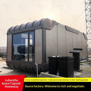 Nouvelle villa mobile en métal, maison préfabriquée portable, extérieur, isolation thermique extérieure, climatisation, bureau - Product Image 1