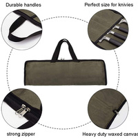 Pochette à outils pour couteau à fermeture éclair robuste Portable sac de voyage étanche pliable durable en polyester durable