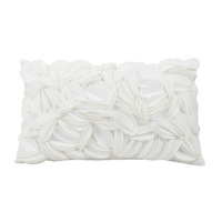 Innermor fait à la main romantique 3D géométrique fleur carré décoratif canapé coussin pour la maison ou l'hôtel pour les fêtes de la Saint-Valentin