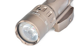 Tan Multi-Function Tactical Flashlight, LED White <b>Light</b> + Infrared Output, with <b>Remote</b> Pressure <b>Switch</b> for Night Observation - Product Image 5