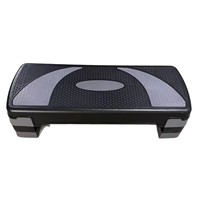 Plataforma de Step Ajustable de 3 Niveles, 80*31cm, Multifuncional, de PP y ABS, para Todos los Niveles de Fitness
