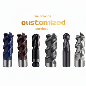 HRC55เอ็นมิลเคลือบอัลติน4ร่องพร้อมรองรับ odm/oem - Product Image 1