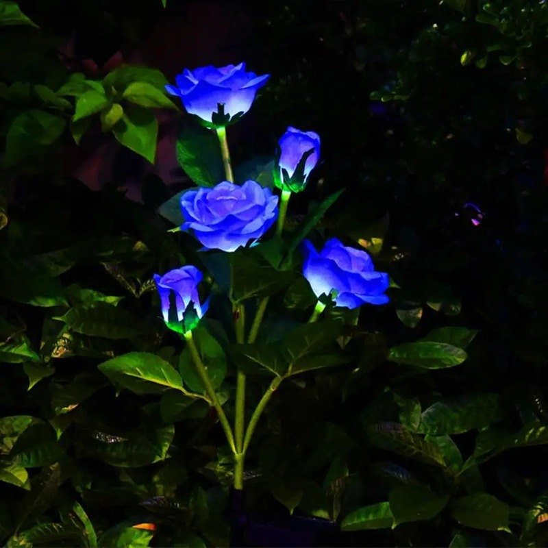 Reed Lamp Solar Spot Flower Light