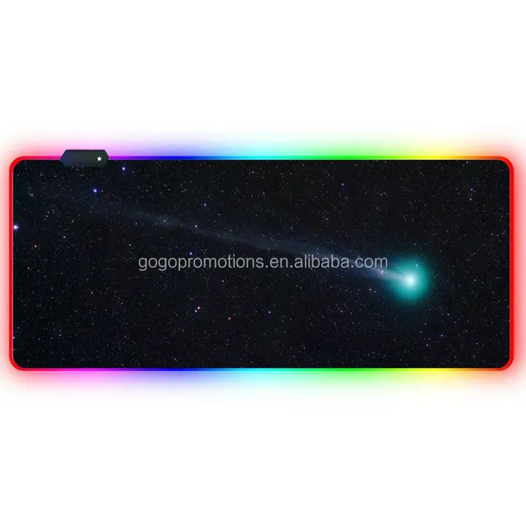 XXL Mauspad ufficio scrivania Tappetino per tastiera Mouse Pad Stock Rgb esteso in gomma tappettino Led personalizzato il tuo Logo