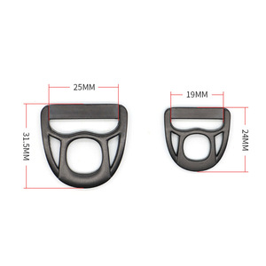 Hardware D-Ring Alloy <b>Black</b> 25mm Pet <b>Harnesses</b> Durable - Product Image 3