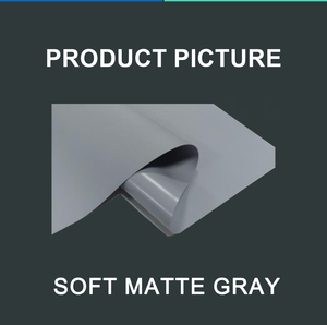 Pantalla de Proyección de PVC con Tela Gris Wupro de 70/80/100/120 Pulgadas, Alta Ganancia de 0.9, para el Hogar, Proyector de 120 Pulgadas, Gris Mate Suave - Product Image 3