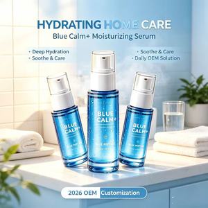 China Factory OEM Blue Copper Peptide Facial <b>Serum</b> Custom Formula & Packaging Home Daily Skincare Essence For Brand Owners - Product Image 2