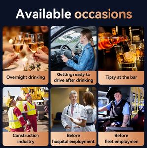 Oplaadbare persoonlijke alcoholtester met hoge nauwkeurigheid, USB digitaal display, niet-wegwerpbaar - Product Image 6