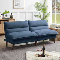 Schweizer Qualitätsstoff Klappbares Schlafsofa Kompaktes Einzelschlafsofa Multifunktionales Schlafsofa für Zuhause Büro Schlafbereich