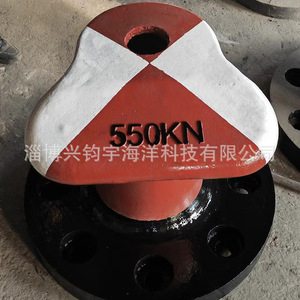 Perno de amarre de hierro fundido de una sola cabeza para embarcaciones, 50KN 1500KN, para uso en muelles - Product Image 4