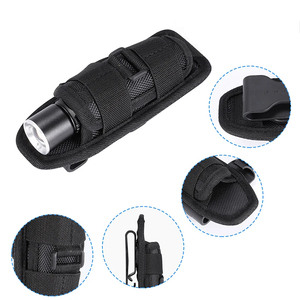 360 Degrees Rotatable Flashlight <b>Pouch</b> with <b>Belt</b> Clip Hunting Torch Case-Backpack Lighting Accessories Holder - Product Image 1