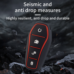 Housse de clé de voiture décorative en silicone de haute qualité personnalisée pour BYD Song Plus Pro et autres modèles - Ajustement parfait pour kit EV - Product Image 6