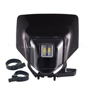 LINGQI Phares Grimace de capot avant à LED modifiés pour Husqvarn Off-road Motorbike Motocross Dirt Bike Accessoires - Product Image 6