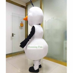 Qiman CE divertido muñeco <span class=keywords><strong>de</strong></span> nieve personaje dibujos animados <span class=keywords><strong>Olaf</strong></span> mascota disfraz certificado CE para la venta - Product Image 6