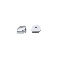 Profilés en aluminium pour éclairage LED, 30*30 mm, 45 degrés, profilé d'angle, boîtier d'extrusion pour bande LED avec diffuseur en PC