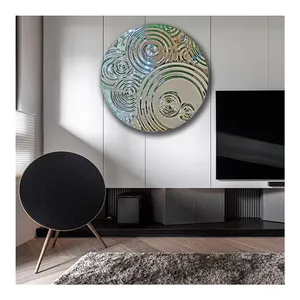 Modernes kunden spezifisches Design Verschiedene Stile Hängende Wand dekoration Luxus Edelstahl Metall Wand kunst Wohnkultur