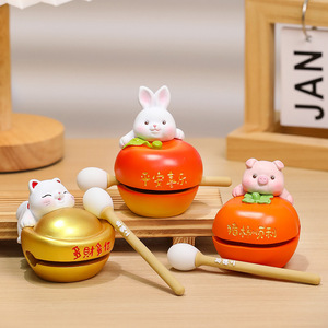 Decoración de Escritorio de Resina con Forma de Pez, Paquete de Varias Piezas, Feng Shui, Suministros de Oficina, Regalo de Año Nuevo Chino, Peso Ligero - Product Image 4