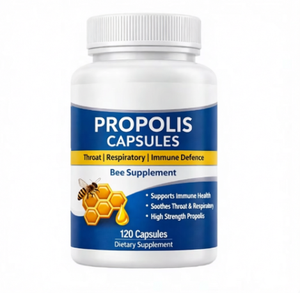 Gélules de Propolis et Gelée Royale Antioxydantes 500mg, 100 unités, Soutien Immunitaire Respiratoire et de la Gorge, Derivé d'Abeille - Product Image 2