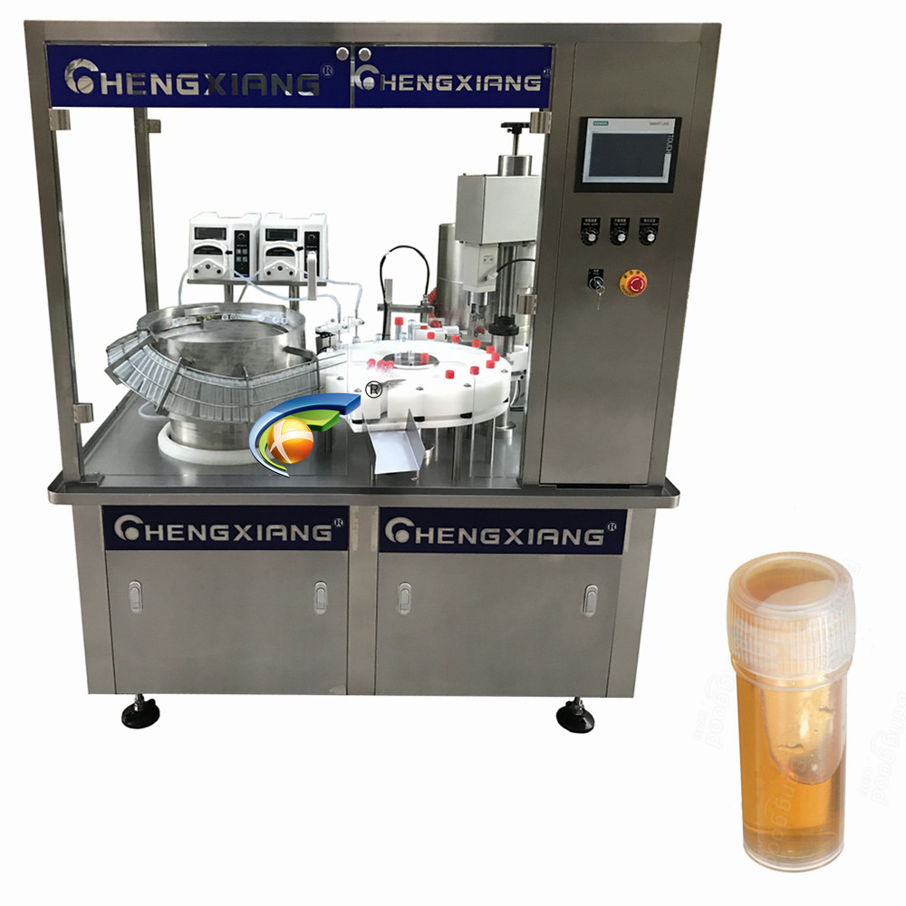 fully automatic transfer tube reagent filling machine test tube filling capping machine
