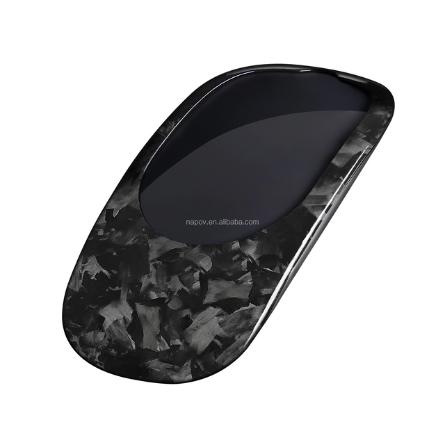 Luxury Wholesale Factory Forged Carbon Fiber Protective Case Cover for Apple Magic 2 Mouse Cover Case Spider Shape Magnetic W...
