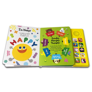 Chansons anglaises de qualité supérieure lisant un <span class=keywords><strong>livre</strong></span> sonore livres d'apprentissage audio pour enfants d'âge préscolaire - Product Image 6