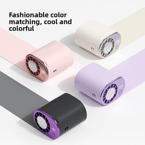 Nuevo Mini <span class=keywords><strong>Ventilador</strong></span> Portátil de Cintura con Enfriamiento por Hielo, Motor sin Escobillas, Alimentación USB/Li-Bat 5V, Listo para RV, con Clip para Sombrilla - Product Image 2