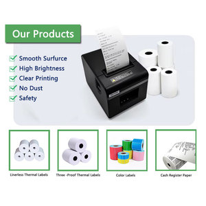 Nhà máy nhận nhiệt POS ATM thủ quỹ thiết bị đầu cuối cho đến khi cuộn 80 mét nhiệt POS nhận Sticker giấy Jumbo cuộn 80x80 - Product Image 2