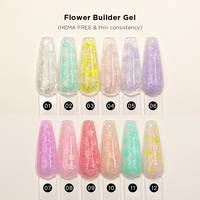 Gel UV Constructeur pour Ongles 15ml Personnalisé en Usine, Sans HEMA ni TPO, Sain et Longue Durée, 1000 Couleurs pour Peinture Artistique sur Ongles