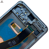 Pantalla OLED para Galaxy Samsung S20 Pantalla LCD Reemplazo Samsung Panel de pantalla táctil Protector Marco de huellas dactilares Teléfono móvil LCDs