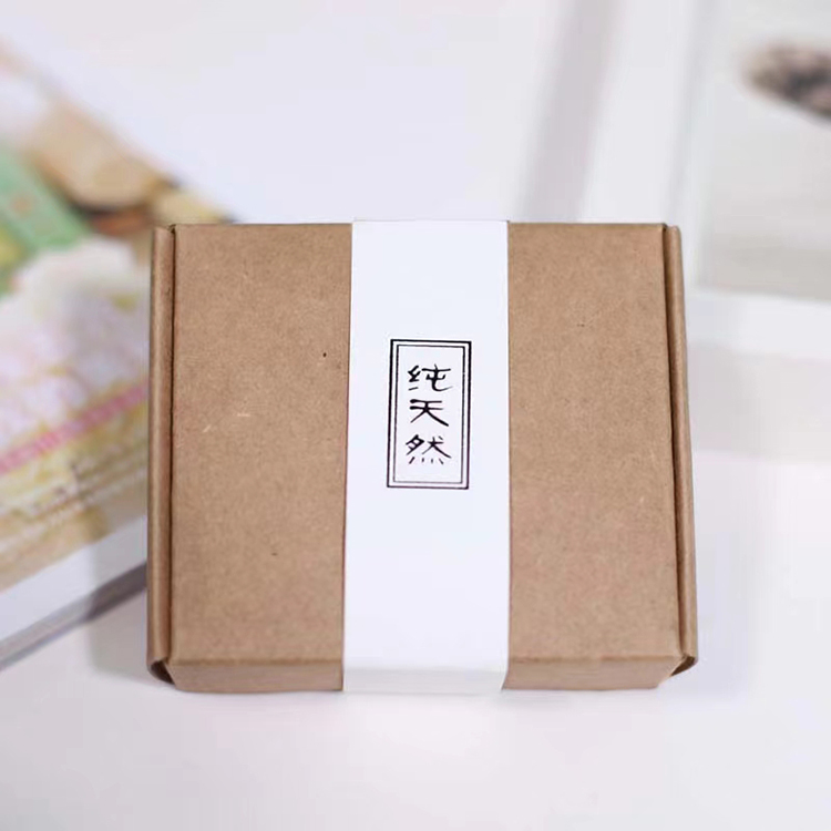 custom design printed kraft paper round soap rose flower gift packaging box with clear window