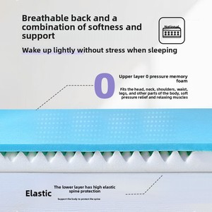 Aangepaste Traagschuim Matras Zachte Single Stapelbed Matras Voor Slaapzalen Studenten Hotels En Slaapkamers Hetzelfde Model - Product Image 1