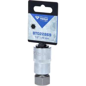 Brilliant <b>Tools</b> 1/2" hexagonal bit socket, 55 mm long, 22 mm - Product Image 4