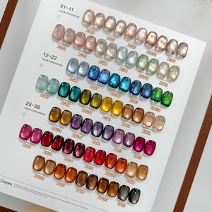 ชุดเจลทาเล็บแมวตาแมว MIMAGPIE 38 สี แบบ OEM ปราศจากสาร HEMA และ TPO พร้อมรับผลิตแบรนด์ส่วนตัว กลิตเตอร์แม่เหล็ก เจลยูวีสำหรับทาเล็บ อุปกรณ์ทำเล็บ - Product Image 3