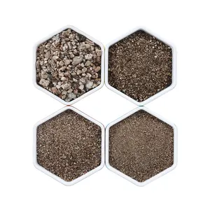 Cina alla rinfusa vermiculite grossolana vermiculite agricola fattoria grezza argento vermiculite per isolamento mattoni materie prime