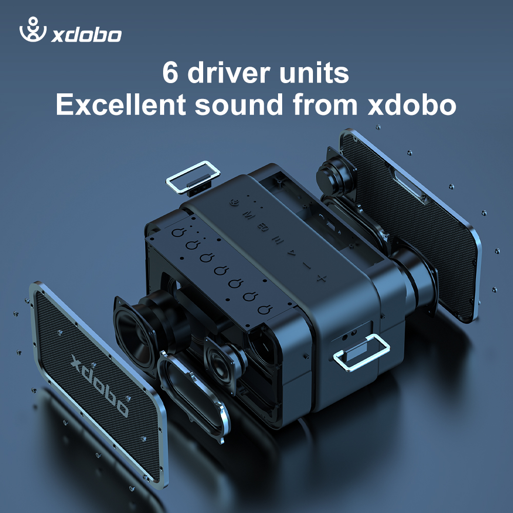 2024 Xdobo 1983 Max - 120W Portable Waterproof Bluetooth Speaker